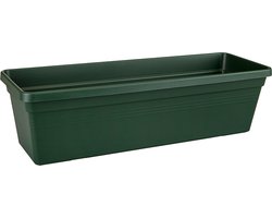 Elho Green Basics Balkonbak 40 - Plantenbak voor Balkon Buiten - Ø 39.3 x H 14.0 cm - Blad groen