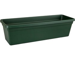 Elho Green Basics Balkonbak 60 - Plantenbak voor Balkon Buiten - Ø 58.3 x H 14.0 cm - Blad groen