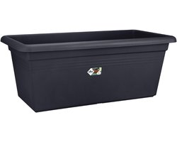 Elho Green Basics Garden Xxl 80 - Plantenbak voor Buiten - Ø 77.0 x H 34.5 cm - Living black