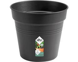 Elho Green Basics Kweekpot 30 - Kweekpot voor Binnen en Buiten - Ø 30.0 x H 27.7 cm - Living black