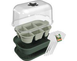 Elho Green Basics Kweekset - Complete Kweekset voor Binnen en Buiten - 100% Gerecycled Plastic - Multicolour