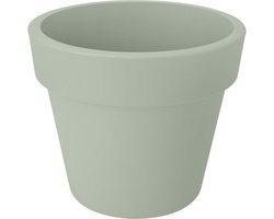 Elho Green Basics Top Planter 40 - Bloempot voor Buiten - Ø 39.0 x H 33.0 cm - Steengroen