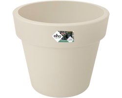 Elho Green Basics Top Planter 47 - Bloempot voor Buiten - Ø 47.0 x H 40.0 cm - Katoen wit
