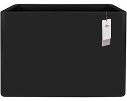 Elho June Brick Divider 80 - UV-bestendig en Kleurvaste Bloempot - Binnen & Buiten - L 29.5 x B 79.0 x H 59.0 cm - Zwart