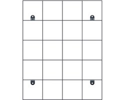 Elho Loft Urban Green Wall Rek 48 - Accessoires voor Buiten - Ø 47.3 x H 59.0 cm - Living black