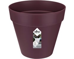 Elho Loft Urban Rond 25 - Bloempot voor Buiten - Ø 24.5 x H 22.0 cm - Moerbei Paars