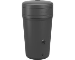 Elho Regenton Florus - Regenwatertonnen - 200 l Zwart