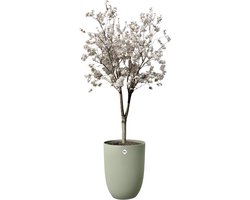 Elho Sereh Hoog 40 - Bloempot voor Binnen & Buiten - 100% Gerecycled Plastic - Ø 39 x H 53.4 cm - Scandinavisch groen