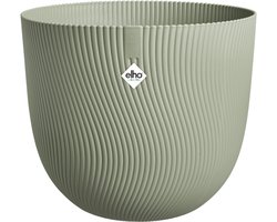 Elho Sereh Rond 60 - Grote Bloempot voor Binnen & Buiten - 100% Gerecycled Plastic - Ø 59 x H 50.6 cm - Scandinavisch groen