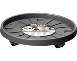Elho Universele Planttaxi 40 - Schotel voor Binnen & Buiten Accessoires - Ø 38.2 x H 6.5 cm - Antraciet