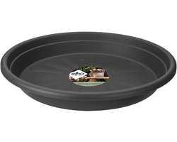Elho Universele Schotel Rond 30 - Schotel voor Binnen & buiten accessoires - Ø 30.0 x H 4.5 cm - Antraciet