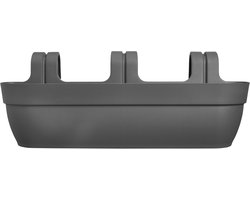 Elho Vibia Campana Easy Hanger XXL 70 - Plantenbak voor Balkon - Balkonbak - 100% Gerecycled Plastic - L69 x B26.8 x H23.7 cm - Antraciet