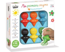 Eli Kids Mijn eerste waskrijtjes - Ergonomisch & afwasbaar voor peuters