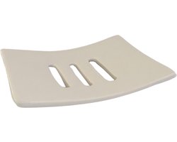 Elicious® - Zeepschaaltje - Keramiek - Handgemaakt - Duurzaam - Wit - Keuken - Badkamer - Plasticvrij