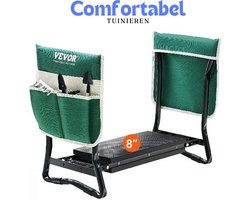EliteNest® Tuinkruk - Knieler & Stoel - Kniebank - 150 kg Laadvermogen - Opvouwbaar - Brede EVA Pad - Comfortabel Tuinieren