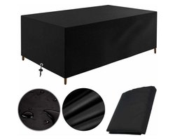 Elkuaie Beschermhoes Tuinbank - Tuinbankhoes - Waterdichte Bescherming voor Buiten 163x66x89 cm - 1 Stuk - Zwart