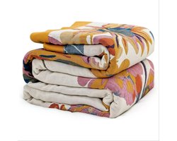 Elkuaie Boho Deken - Katoen Deken - Dubbelzijdig Gevlekt Beddengoed - 1 Stuk - Voor Bed Sofa Picknick Camping