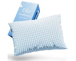 Ella Hoofdkussen Memory Foam - Kussen 50x70 CM - Afstelbaar Traagschuim voor Rug , buik- en zijslaper - Ergonomisch en Orthopedisch: Vermindert Nekklachten