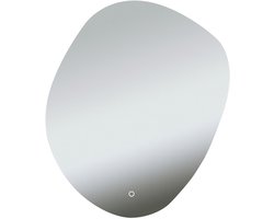 Ellva spiegel 100×120 cm – organisch design met LED en verwarming