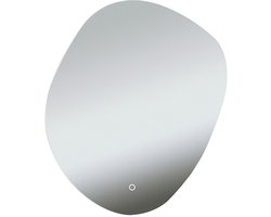 Ellva spiegel 85×100 cm – organisch design, dimbare LED & anti-condens