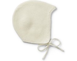 Elodie Babymuts met wol - Muts - Muts baby - Vanilla White