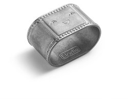 Elodie Servetring - Serviette - tafeldecoratie - voor baby en kind - Antique Silver