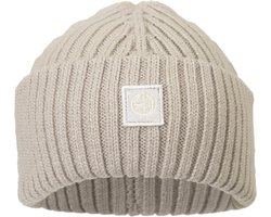 Elodie Wollen Beanie -Beanie - Muts Baby - Muts kind - Lily White - 6-12m