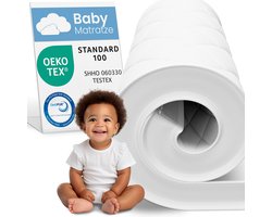 ELONEO Comfortschuim Matras Topper 70x140 cm - 5 cm Dik, Ademende Toppermatras voor Traditionele en Boxspring Bedden