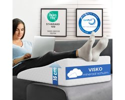 ELONEO Neksteunkussen – Visko Slaapkussen Vlindervorm - Ideaal voor Buik- Zij- & Zijwaartse Slapers