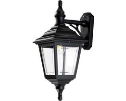 Elstead Lighting LED Wand Buitenlamp Kerry | 1X E27 Max 60W | IP44 | Dimbaar | Black