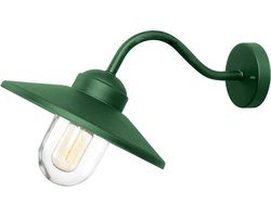 Elstead Lighting LED Wand Buitenlamp Klampenborg | 1X E27 Max 60W | IP44 | Dimbaar | Fir Green