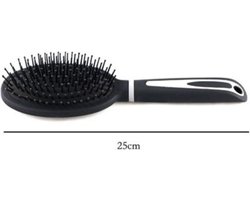 EM Milano Haarborstel - Borstel Rond - Zwart
