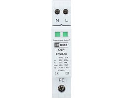 EMAT overspanningsbeveiliging type 2 1P+N (TN-S, TT) 40kA DIN-rail (85011000)