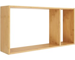 Ember Wandplank - Naturel, Bamboe, 70x15x35,5 cm