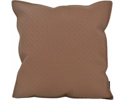 Embossed Brown | 45 x 45 cm | Kussenhoes | PU Leder