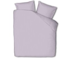 Embossed Stripes - Lila Dekbedovertrek