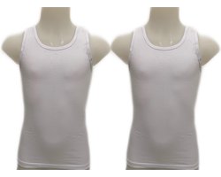 Embrator 2-stuks jongens Hemd wit maat 164