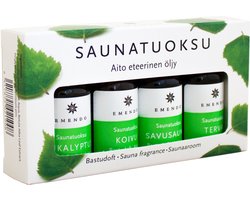 Emendo set Sauna geuren 4x10ml - Etherische olie