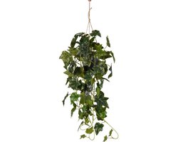 Emerald - Kunst Hangplant Ivy in pot FR groen 70cm - Kunstplant voor binnen