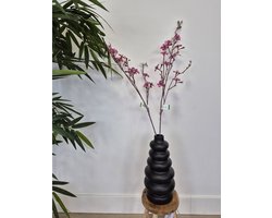 Emerald Kunstbloem bloesem Glamour - 2x - 96 cm - bordeaux rood - Kunst zijdebloemen