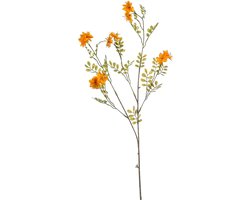 Emerald Kunstbloem bloesem tak - 91 cm - oranje - kunst zijdebloemen