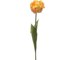 Emerald - Kunstbloem Tulp Paris 66cm geel/peach - Kunstplant voor binnen