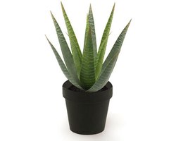 Emerald - Kunstplant in pot Aloe Vera 32cm - Kunstplant voor binnen