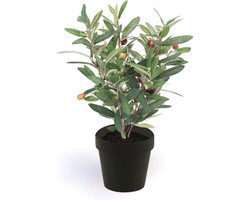 Emerald - Kunstplant in pot Olijf 35cm - Kunstplanten voor binnen