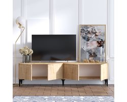 Emerald TV Stand | 100% Melamine Gecoat | Saffier Eik