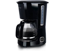 Emerio Koffiezetapparaat met Glazen Kan - 1,5L Filterkoffie - 12 kopjes per keer - Uitneembaar Filter - Non-Drip systeem - 750W - CME-125129.4 Zwart