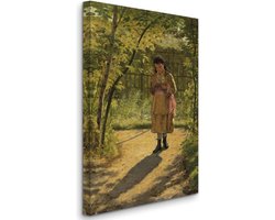 Emile Claus - Portrait d’Hélène de Harven dans le Jardin (18th-19th Century) - Portret van Hélène de Harven in de Tuin (18e-19e eeuw) - 3:2