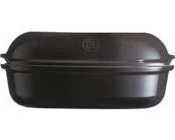 Emile Henry Broodbakvorm Ambachtelijk - HR Keramiek - 340x215x150mm - Zwart