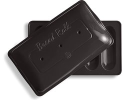 ​Emile Henry Broodbakvorm voor 5 Mini Baguettes - Fusain - 39 x 23 cm - Keramische Bakvorm / Bakplaat - Geschikt voor Oven en Vaatwasser - Ideaal voor het Bakken van Huisgemaakte Mini Baguettes met Knapperige Korst​