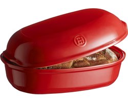 ​Emile Henry Broodbakvorm voor Artisanaal Brood - Grand Cru - 31 x 23 cm / 5 liter - Keramische Bakvorm - Geschikt voor Oven en Vaatwasser - Ideaal voor het Bakken van Ambachtelijk Brood met Knapperige Korst​